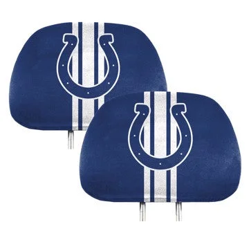 Indianapolis Colts Printed Headrest Cover NFL Universal Fit - 10" x 13" SKU: 62014