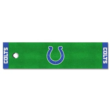 Indianapolis Colts Putting Green Mat NFL Golf Accessory - 18" x 72" SKU: 9014