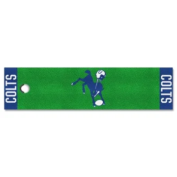 Indianapolis Colts Putting Green Mat - Retro Collection NFL 18" x 72" SKU: 32610