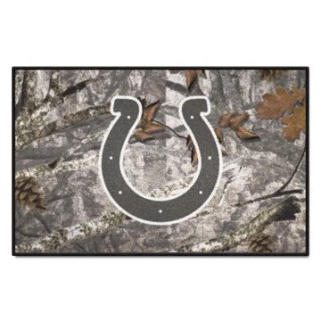 Indianapolis Colts Starter Mat - Camo NFL Accent Rug - 19" x 30" SKU: 34224