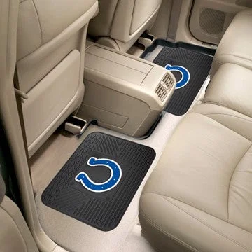 Indianapolis Colts Utility Mat Set NFL Back Seat Car Floor Mats - 2 Piece Set - 14" x 17" SKU: 12313