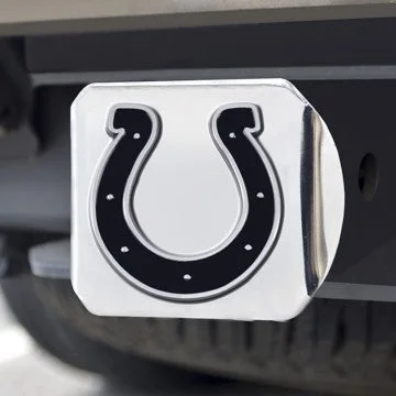 NFL - Indianapolis Colts Hitch Cover  NFL - Indianapolis Colts Chrome Emblem on Chrome Hitch on Chrome 3.4"x4" SKU: 21535