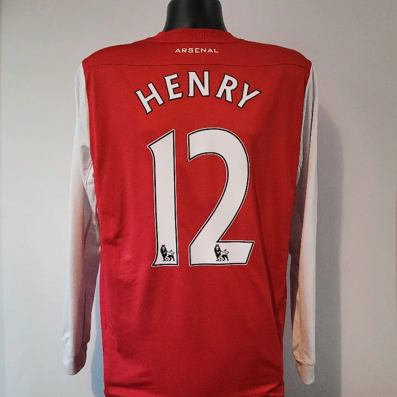 HENRY 12 Arsenal Shirt - Medium - 2011/2012 - Nike Away Long Sleeve