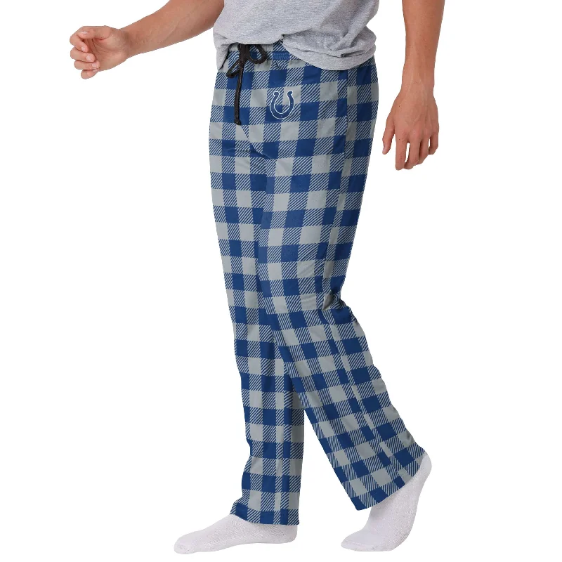 Indianapolis Colts NFL Mens Buffalo Check Lounge Pants