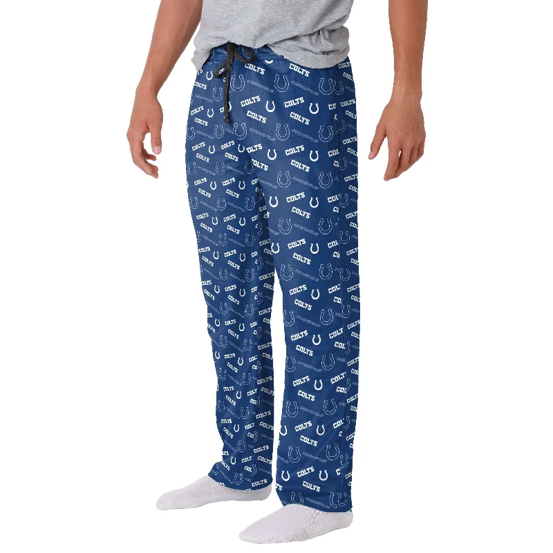 Indianapolis Colts NFL Mens Repeat Print Lounge Pants