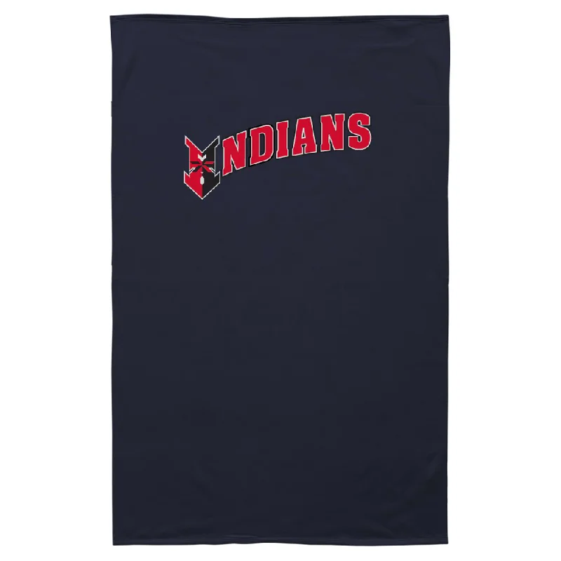 Indianapolis Indians Black Wordmark Pro-Weave Sweatshirt Blanket