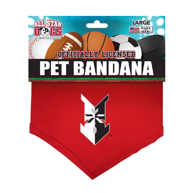 Indianapolis Indians Red Home Cap Dog Bandana