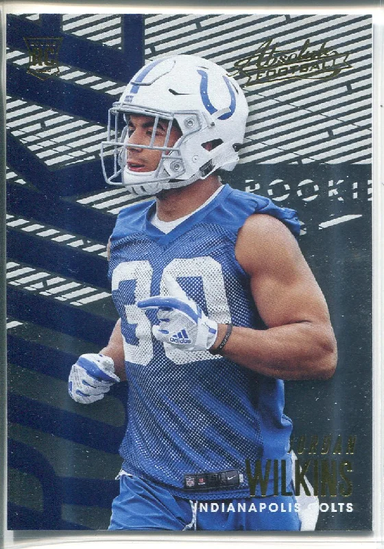 Jordan Wilkins 2018 Panini Absolute Football Rookie Card