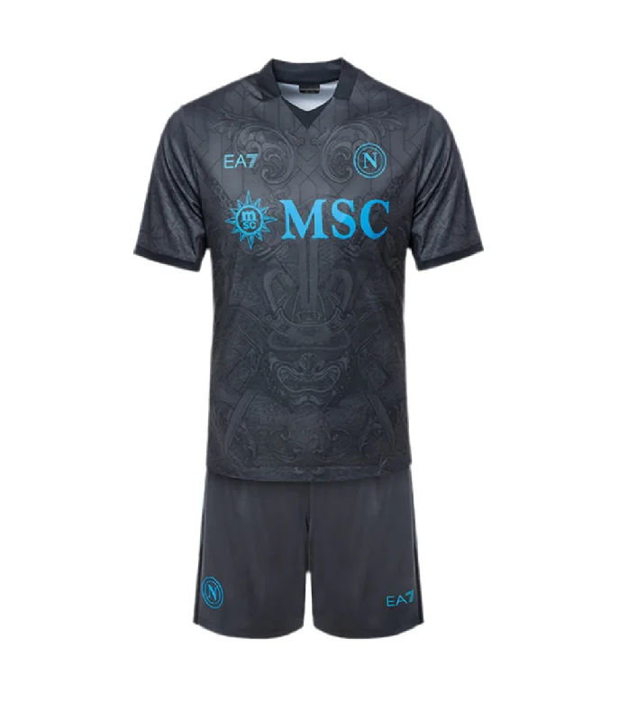 Kit Infantil Napoli III 24/25 - Preto