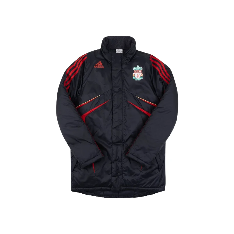 LIVERPOOL 2009-10 PADDED BENCH JACKET - S