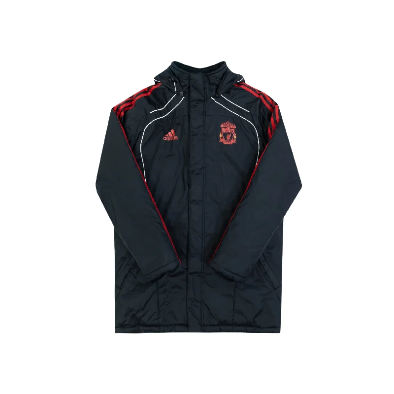 LIVERPOOL 2010-11 PADDED BENCH JACKET - M