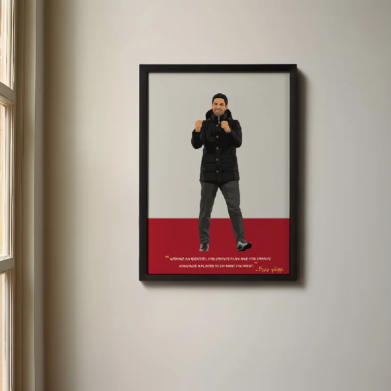 Mikel Arteta Arsenal Framed Poster