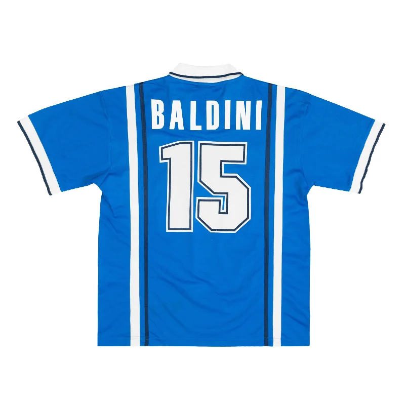 NAPOLI 1997-98 MATCH ISSUE HOME SHIRT - 15 BALDINI- L