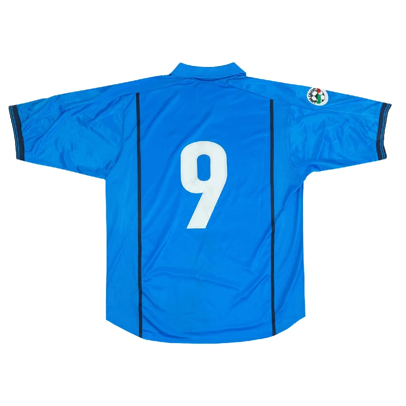 NAPOLI 1999-00 MATCH ISSUE HOME SHIRT - 9 - XL